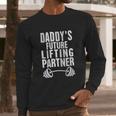 Brisco Brands Daddy Future Lifting Partner Youth Men Long Sleeve Tshirt