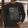 Country Life Outfitters Camo American Flag Men Long Sleeve Tshirt