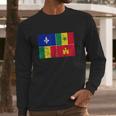 Creole Flag Louisiana Creoles Pride Men Long Sleeve Tshirt