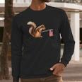 Cute Squirrel Usa Flag World War Champs July 4Th Men Long Sleeve Tshirt