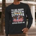 Mens Im A Dad Grandpa And Vietnam Veteran - Nothing Scares Me Men Long Sleeve Tshirt