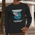 Daddy Shark Doo Doo Fathers Day Funny Gift Men Long Sleeve Tshirt