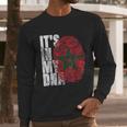 It Is In My Dna Moroccan African Gifts Moorish Morocco Flag Men Long Sleeve Tshirt