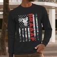 Father S Day Black Braaap Vintage Usa American Flag Men Long Sleeve Tshirt