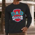 Funny Dad Patrol - Dog Dad Men Long Sleeve Tshirt