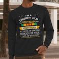 Im A Grumpy Old Vietnam Veteran Veterans Day Sarcasm Men Long Sleeve Tshirt