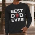 Indiana Hoosiers_Best Dad Ever Men Long Sleeve Tshirt