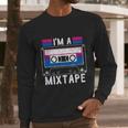 Im A Mixtape Bi Sexual Flag Supporter Lgbt Merchandise Graphic Design Printed Casual Daily Basic Men Long Sleeve Tshirt