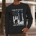 Official Stand For Flag Kneel For Cross Notre Dame Fighting Irish NationShirt Men Long Sleeve Tshirt