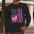 Pharmacy Technician American Flag Men Long Sleeve Tshirt