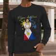 Philippines Pinay Filipina Pride Islands Flag Men Long Sleeve Tshirt