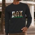 San Francisco Bay Area California Flag Bear Men Long Sleeve Tshirt