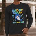 Scary Daddy Shark Doo Doo Doo Dad Birthday Gifts Men Long Sleeve Tshirt