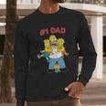 The Simpsons Cuddle Number One Dad Men Long Sleeve Tshirt