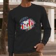 Snoopy Flag Men Long Sleeve Tshirt