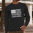 Tulsi Gabbard 2024 American Flag Men Long Sleeve Tshirt