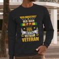 Never Underestimate An Old Who Is Also A Vietnam Veteran Gift Graphic Design Printed Casual Daily Basic Men Long Sleeve Tshirt