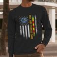 Vintage American Flag Proud Us Air Force Vietnam Veteran Dad Meaningful Gift Men Long Sleeve Tshirt