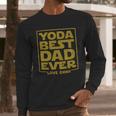 Yoda Best Dad Ever Men Long Sleeve Tshirt