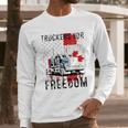 American Flag Canada Flag Freedom Awesome 2022 Gift Men Long Sleeve Tshirt