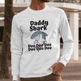 Mens Daddy Shark Doo Doo Doo Matching Family Shirt Men Long Sleeve Tshirt