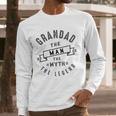 Grandad The Myth By Yitadesign1 Ver2 Men Long Sleeve Tshirt