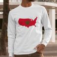 Moorish American T-Shirt America Amexem Moroccan Flag Tee Men Long Sleeve Tshirt