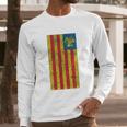 Sicilian Pride Sicilia Sicilian Flag Trinacria Faded Men Long Sleeve Tshirt