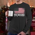 4Th Of July Gift The Bronx New York Ny American Flag Usa Men Long Sleeve Tshirt