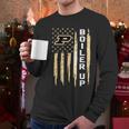 America Purdue Boiler Up Flag Men Long Sleeve Tshirt