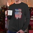 American Flag Teamster Definition Funny Fathers Day Graphic Design Printed Casual Daily Basic Men Long Sleeve Tshirt