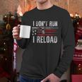 Ar15 Gun American Flag I Dont Run I Reload I Dont Run Men Long Sleeve Tshirt