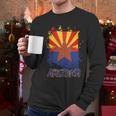 Arizona State Star Flag Men Long Sleeve Tshirt