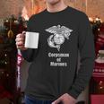 Back Design 8404 Fmf Corpsman Military Veteran Men Long Sleeve Tshirt