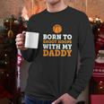 Born To Shoot Hoops With My Daddy Baby Men Long Sleeve Tshirt