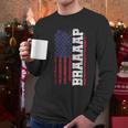 Braap American Flag Usa Patriotic Motocross Men Long Sleeve Tshirt