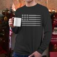 Bullet American Flag T-Shirt Men Long Sleeve Tshirt