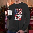 Canada Usa Flag Useh Canadian Flag Men Long Sleeve Tshirt