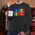 Creole Flag Louisiana Creoles Pride Men Long Sleeve Tshirt