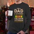 Dad Grandpa Vietnam Veteran Vintage Gift Mens Gift Great Gift Graphic Design Printed Casual Daily Basic Men Long Sleeve Tshirt