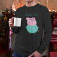 Daddy Pig Peppa Pig Dad Birthday Gifts Men Long Sleeve Tshirt