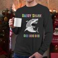 Daddy Shark Doo Doo For Father Day Him Dad Grandpa Men Long Sleeve Tshirt