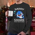 Daddy Shark Doo Doo Funny Fathers Day Gift Men Long Sleeve Tshirt