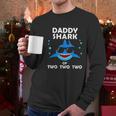 Daddy Shark Of Two Men Long Sleeve Tshirt