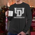 Mens Daddy University New Dad Fathers Day Best Father Ever Men Long Sleeve Tshirt