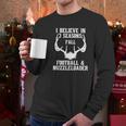 Fall Football Muzzleloader Deer Hunting Season Rifle Dad Men Long Sleeve Tshirt