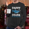 Fathers Day Daddy Shark Doo Doo Men Long Sleeve Tshirt