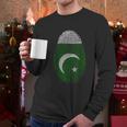 Flag Fingerprint It Is In My Dna Gift For Pakistani Men Long Sleeve Tshirt