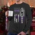 Go Tcu Horned Frogs American Flag Men Long Sleeve Tshirt