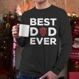 Indiana Hoosiers_Best Dad Ever Men Long Sleeve Tshirt